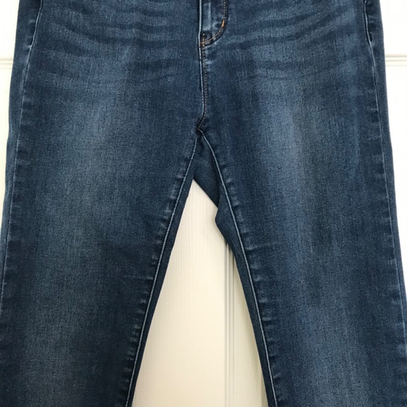 Y2K WAX JEAN Denim Jeans Skinny Ankle Size 6 Fit Deep Blue - Picture 4 of 12